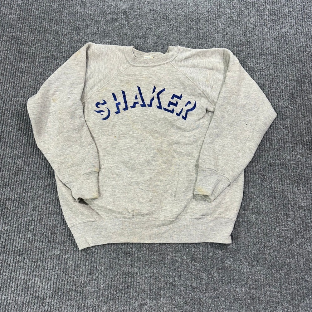 Vintage Champion Sweatshirt Medium Shaker High School Albany New York Raglan USA